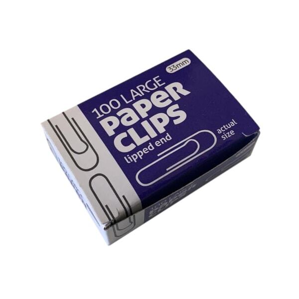 County Stationery Paper Clips (Pack of 100)