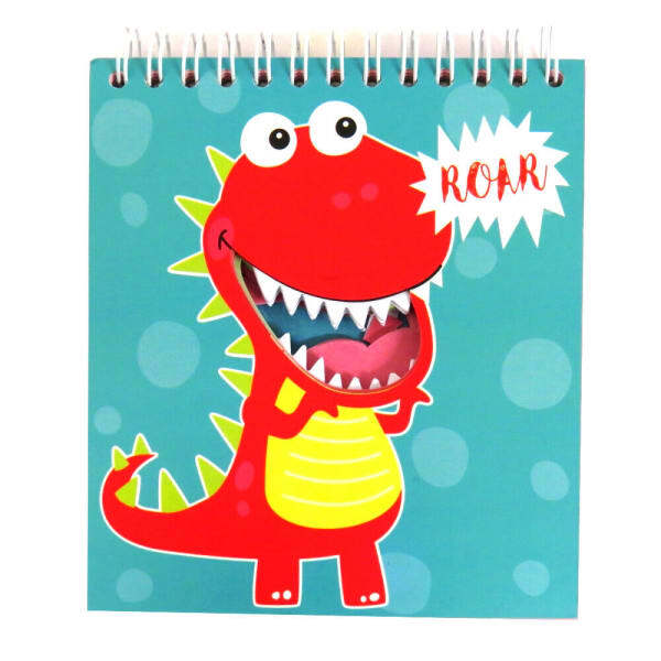 Games Dino Die Cut Notepad