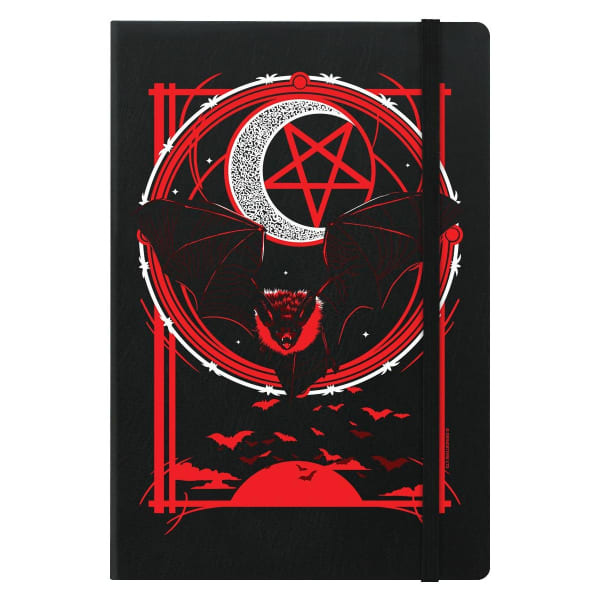 Grindstore Goth Bat A5 Notebook (A5)