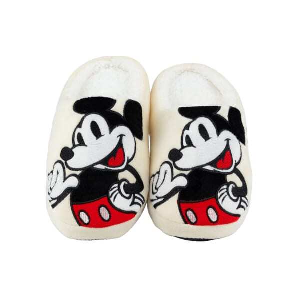 Disney Womens Mickey Mouse Slippers (7-8)