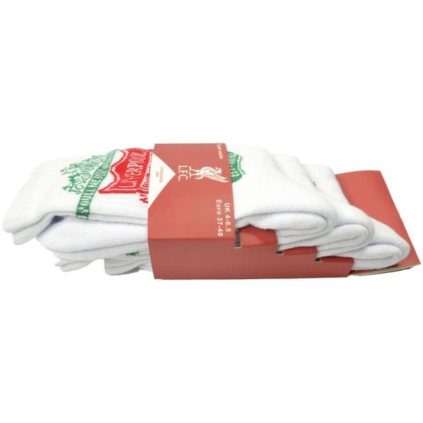 Liverpool FC Adult Sports Socks (Pack of 3) (8-11)