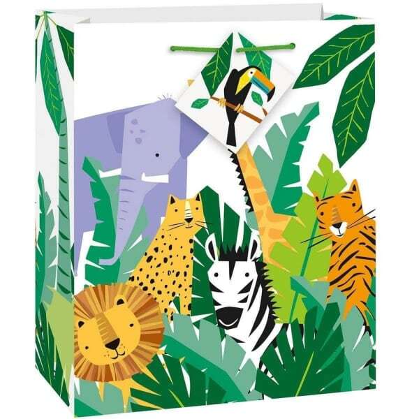 Unique Party Safari Animals Gift Bag