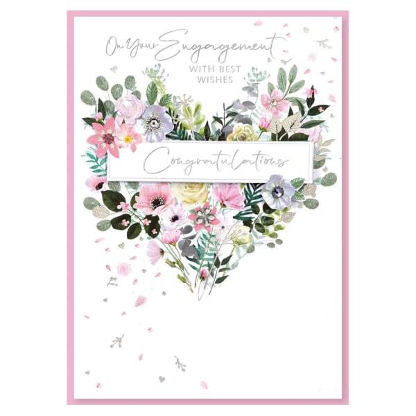 Simon Elvin Isabel Garden Engagement Card (Pack of 6)