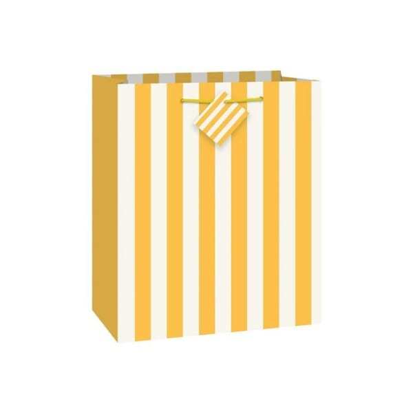 Unique Party Stripe Gift Bag (M)