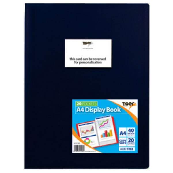 Tiger A4 Flexi Display Book (20 Pockets)