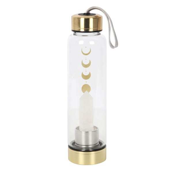 Something Different Moon Phases Quartz Water Bottle