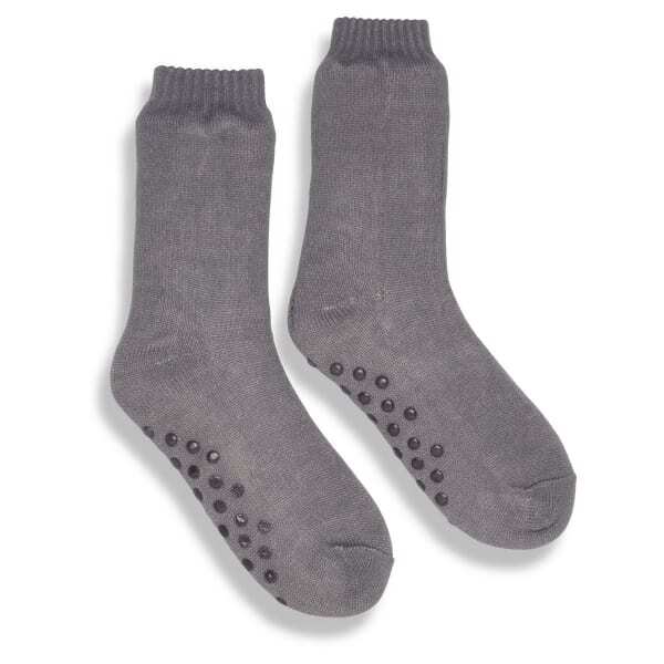 Ribbon Adult Eskimo Style Fleece Socks (7-11)