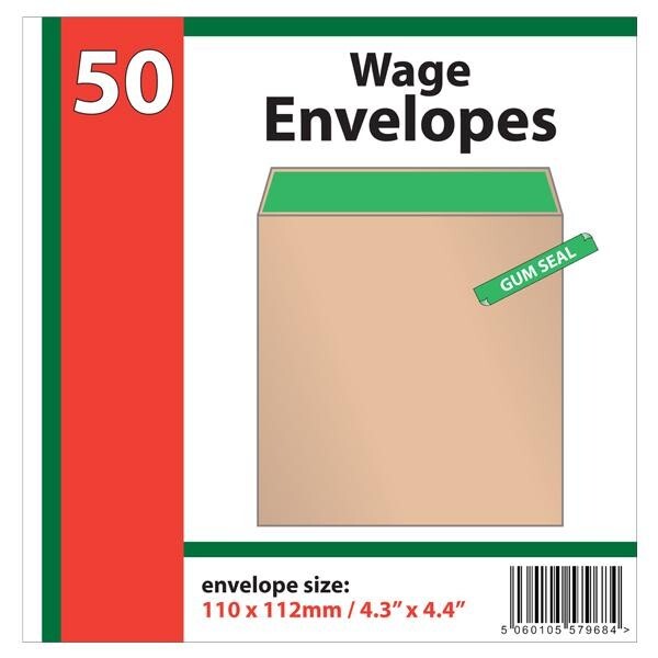 Impact Plain Wage Envelope (Pack of 50)