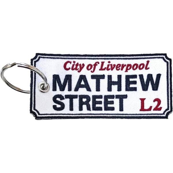 Generic Mathew Street, Liverpool Sign Road Sign Keyring