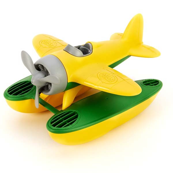 Green Toys Seaplane Water Toy - Yellow/ Green