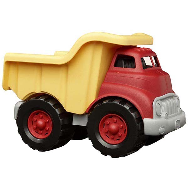 Green Toys Dumper Truck Toy - Red/ Yellow