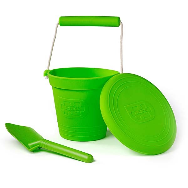 Bigjigs Toys Silicone Beach Toy Bundle - Meadow Green