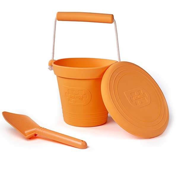 Bigjigs Toys Silicone Beach Toy Bundle - Apricot Orange