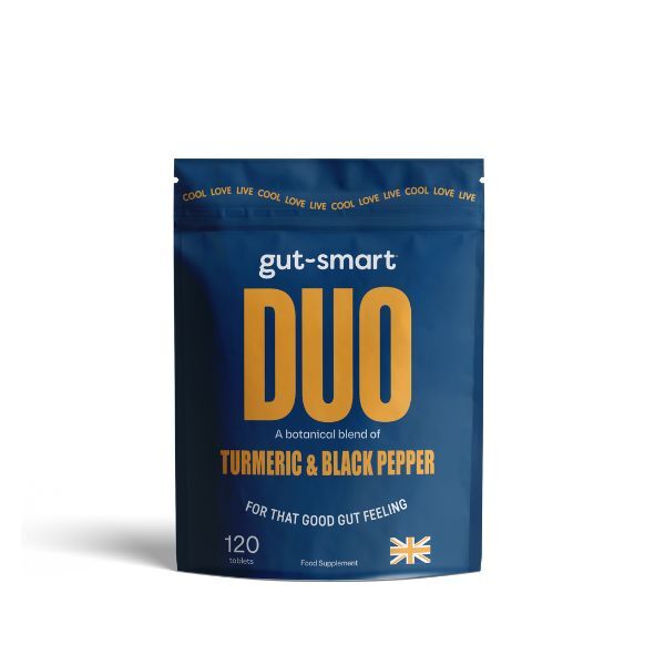 gut-smart DUO Turmeric and Black Pepper - 120 Tablets