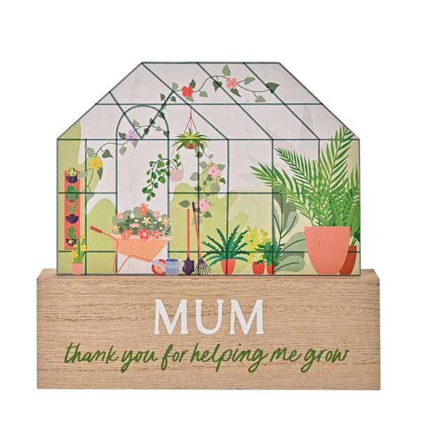 The Cottage Garden Greenhouse Plaque 'Mum'