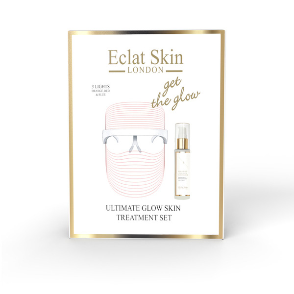 Eclat Skin Ulitmate Glow Set  ( 3 LED Mask + HA Serum )