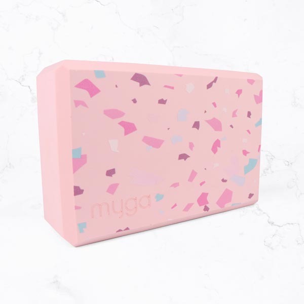 Myga Foam Yoga Block - Terrazzo