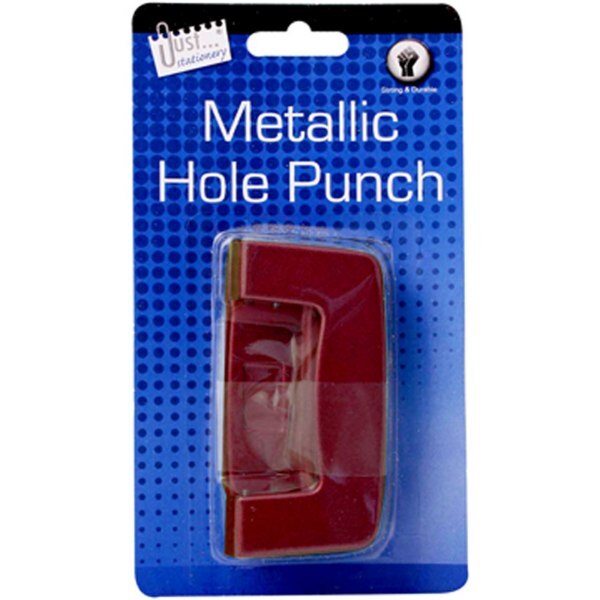 Just Stationery Metallic 2 Hole Punch