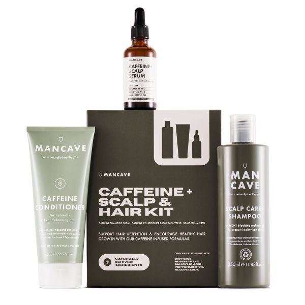 ManCave Caffeine+ Scalp and Hair Kit