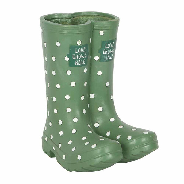 Prezzybox Light Green Welly Boot Planter