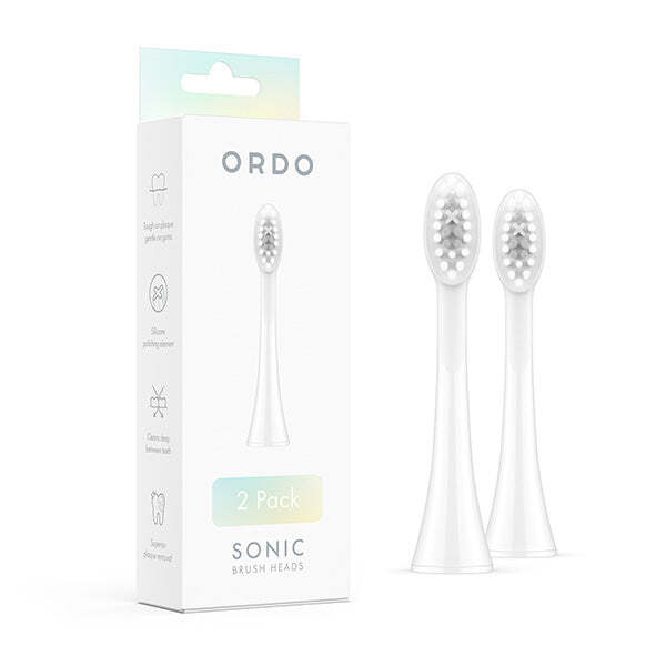 Ordo Sonic Brush Head White Snow 2pcs