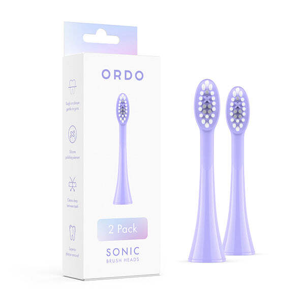 Ordo Sonic Brush Head Pearl Violet Lavender 2pcs