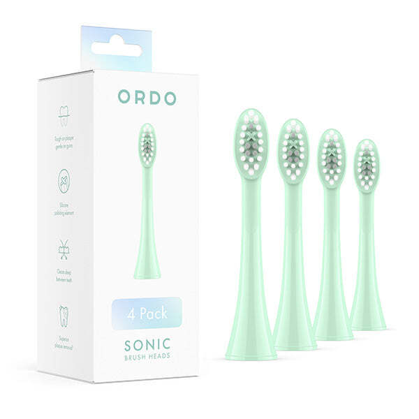 Ordo Sonic Brush Head Mint Green Sage 4pcs