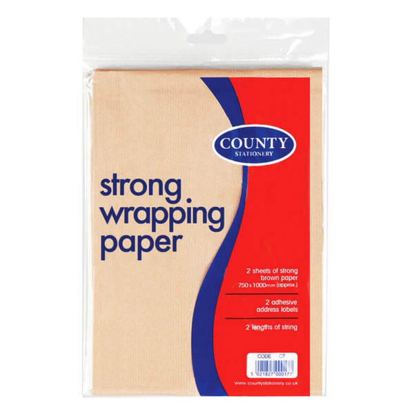 County Stationery Wrapping Paper (36 Packs Of 2 Sheets)