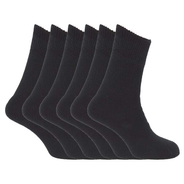 FLOSO Ladies/Womens Thermal Socks (Pack Of 6) (Shoe 4-7)