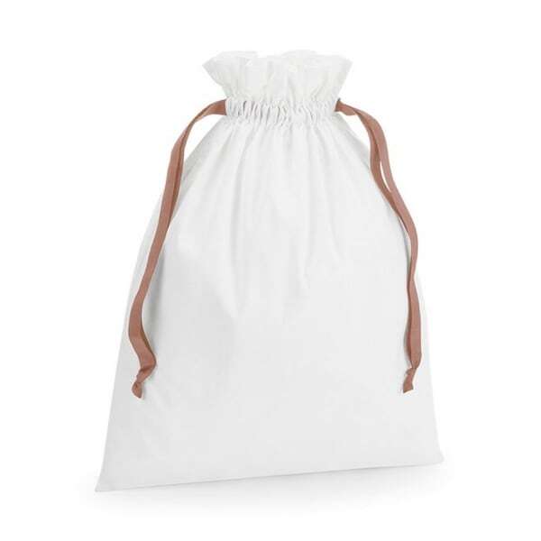 Westford Mill Cotton Drawstring Gift Bag (44cm x 36cm)