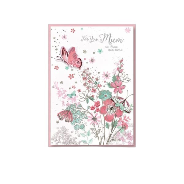 Simon Elvin Mum Butterflies Birthday Card (Pack of 6)