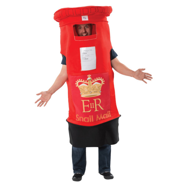 Orion Costumes Adult Postbox Fancy Dress