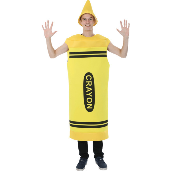 Orion Costumes Adult Yellow Crayon