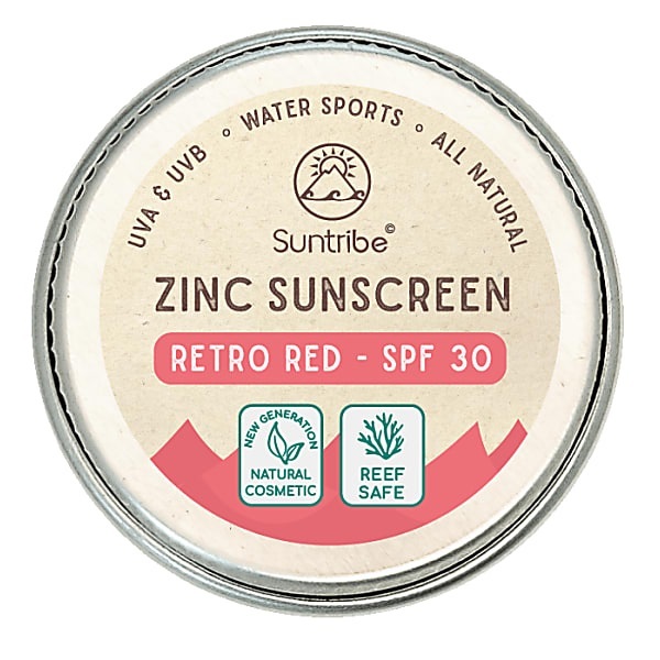 Suntribe Face & Sport Mineral Sunscreen Retro Red SPF 30 10g