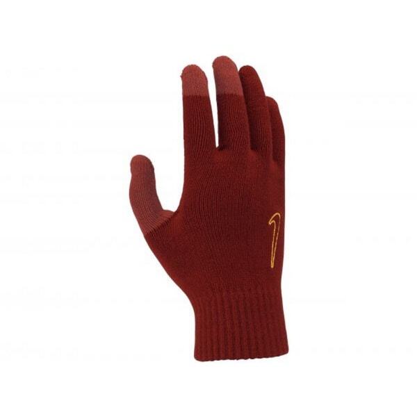 Nike Mens Cinnabar Knitted Swoosh Gloves (S-M)