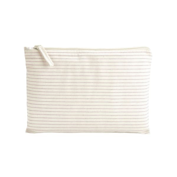 Westford Mill Striped Organic Cotton Toiletry Bag (L)