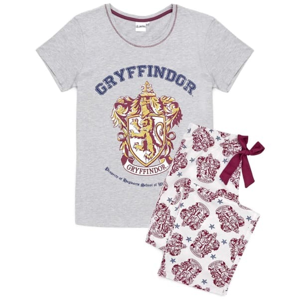 Harry Potter Womens Gryffindor Long Pyjama Set (M)