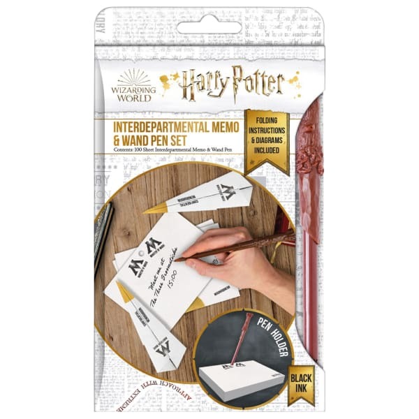 Harry Potter Interdepartmental Memo Note Block and Pen Set