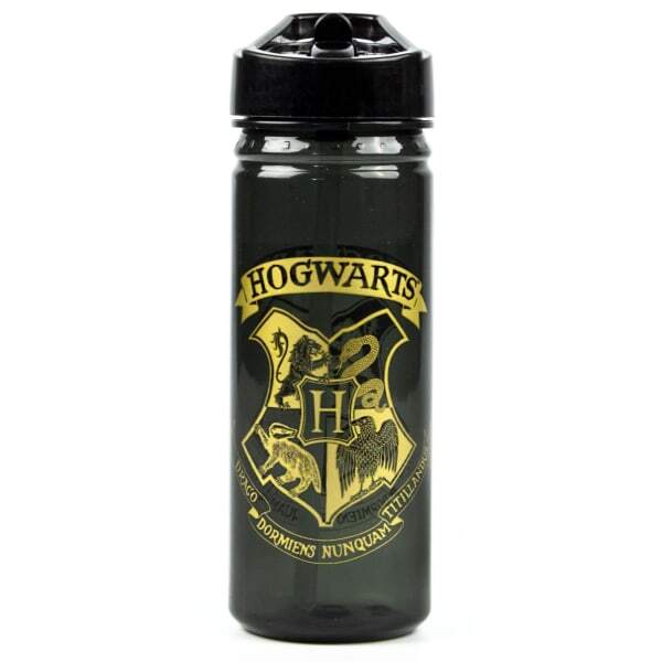 Harry Potter Hogwarts Crest Plastic 600ml Water Bottle