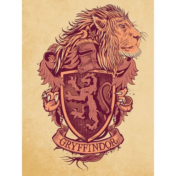 Harry Potter Gryffindor Canvas Print (80cm x 60cm)