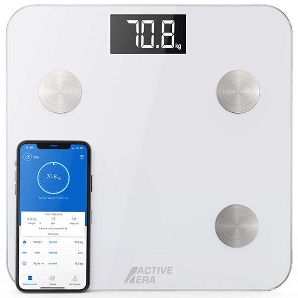 Active Era Body Fat Scales - Bluetooth + 15 Extra Features