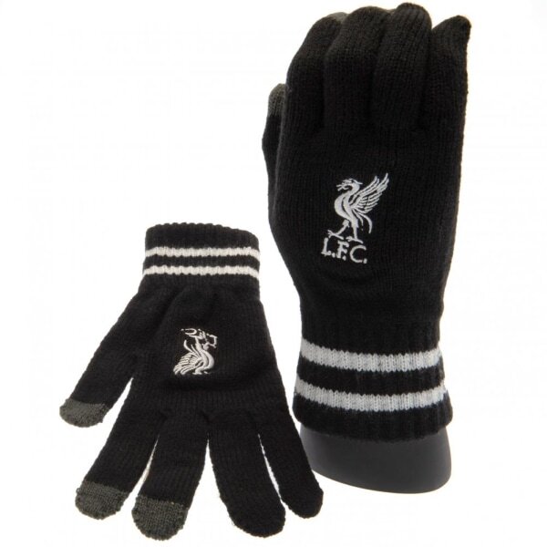 Liverpool FC Kids Knitted Crest Touch Gloves