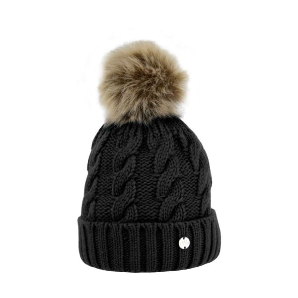 Hy Adult Melrose Cable Knit Bobble Beanie