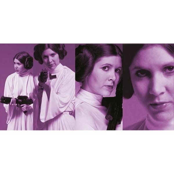 Star Wars Pose Princess Leia Canvas Print (100cm x 50cm)