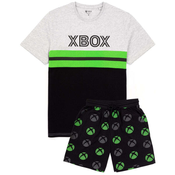 Xbox Mens Gamer T-Shirt & Shorts Set (XL)