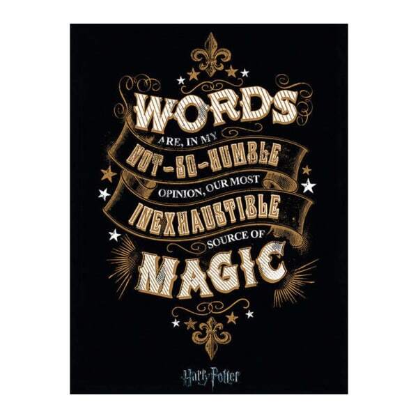 Harry Potter Words Canvas Print (80cm x 60cm)