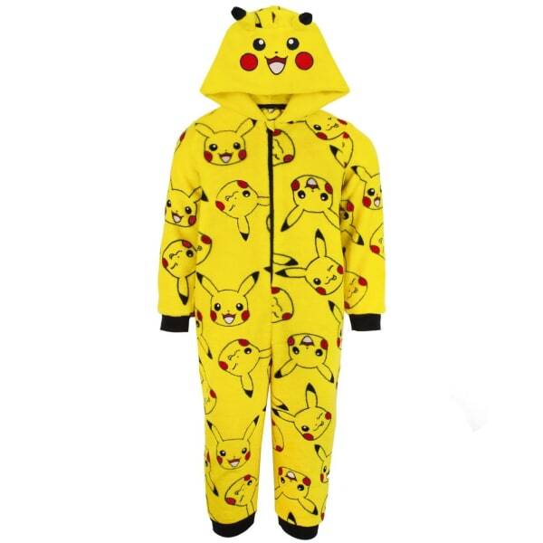 Pokemon Kids Pikachu 3D Ears Sleepsuit (7-8 Years)