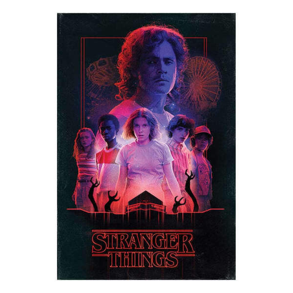 Stranger Things Horror Canvas Print (30cm x 40cm)