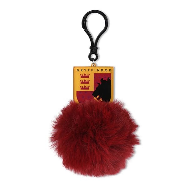 Harry Potter Gryffindor Shield Pom Pom Keyring