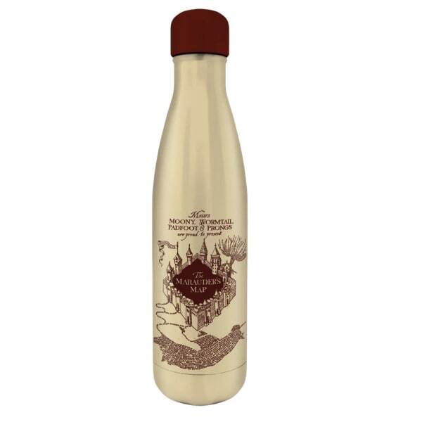 Harry Potter Marauders Map Metal Water Bottle